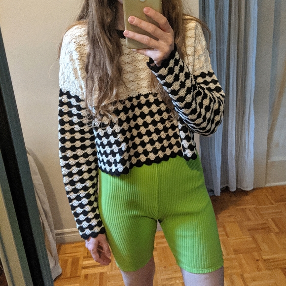 LACAUSA ribbed bike shorts, size S - Picture 3 of 4